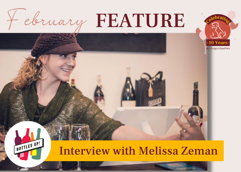 melissa zeman handing class of wine to customer off page